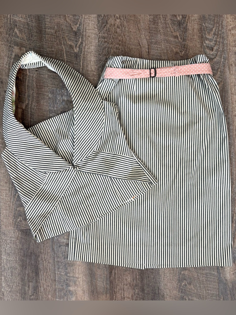 Etcetera 2-piece Skirt Halter Suit Set